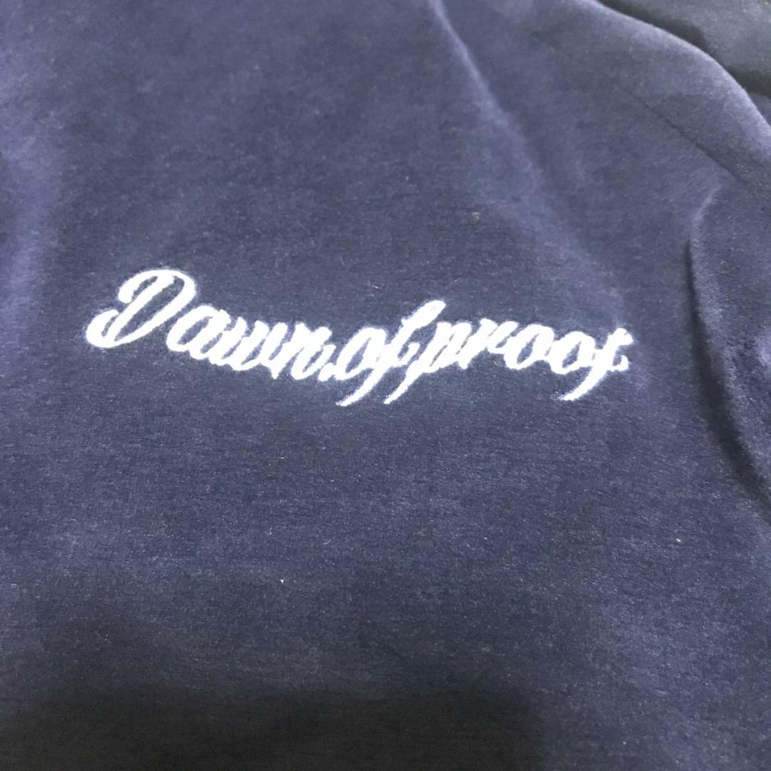 dawn of proof ロサンゼルス ベロア セットアップ　紺 XL