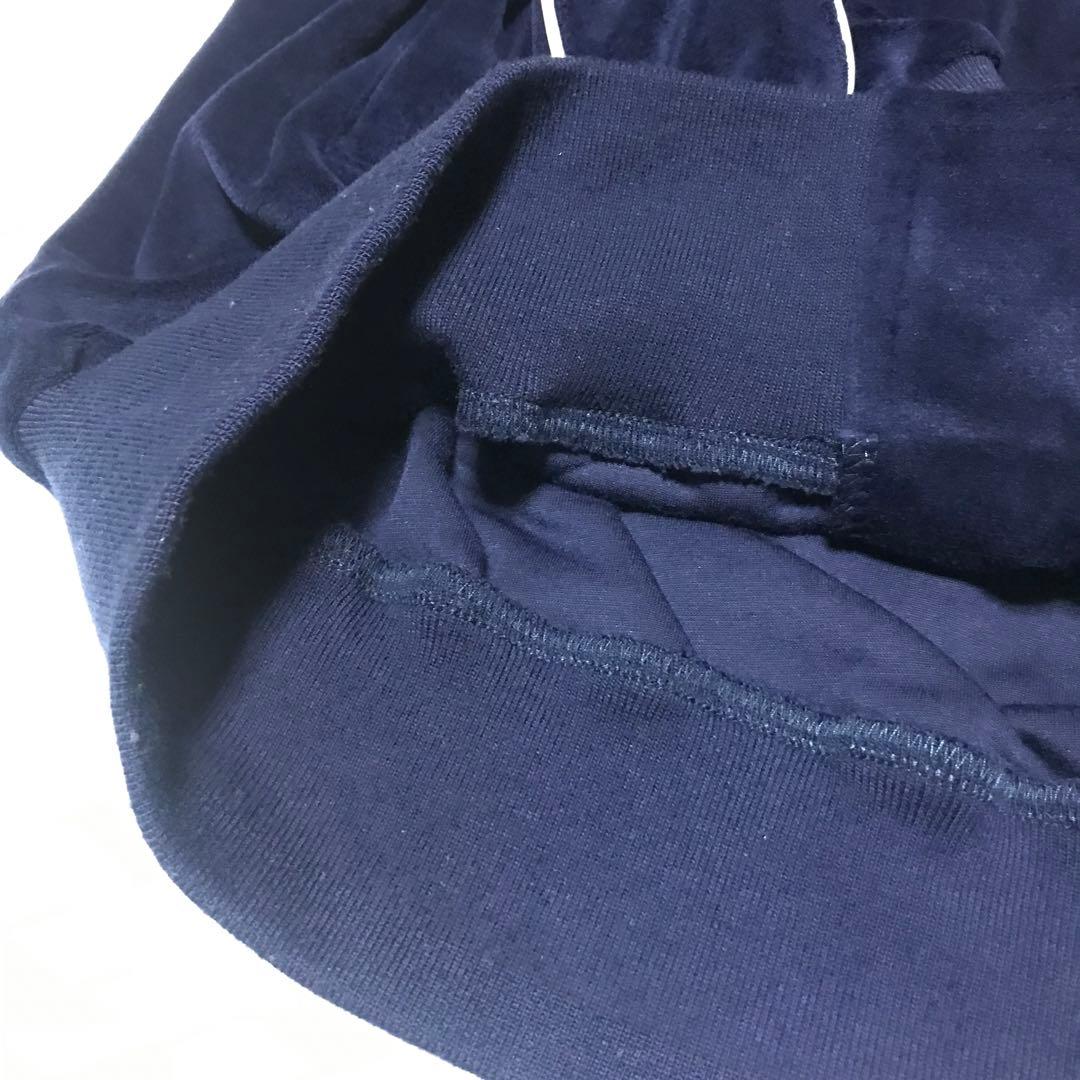 dawn of proof ロサンゼルス ベロア セットアップ　紺 XL