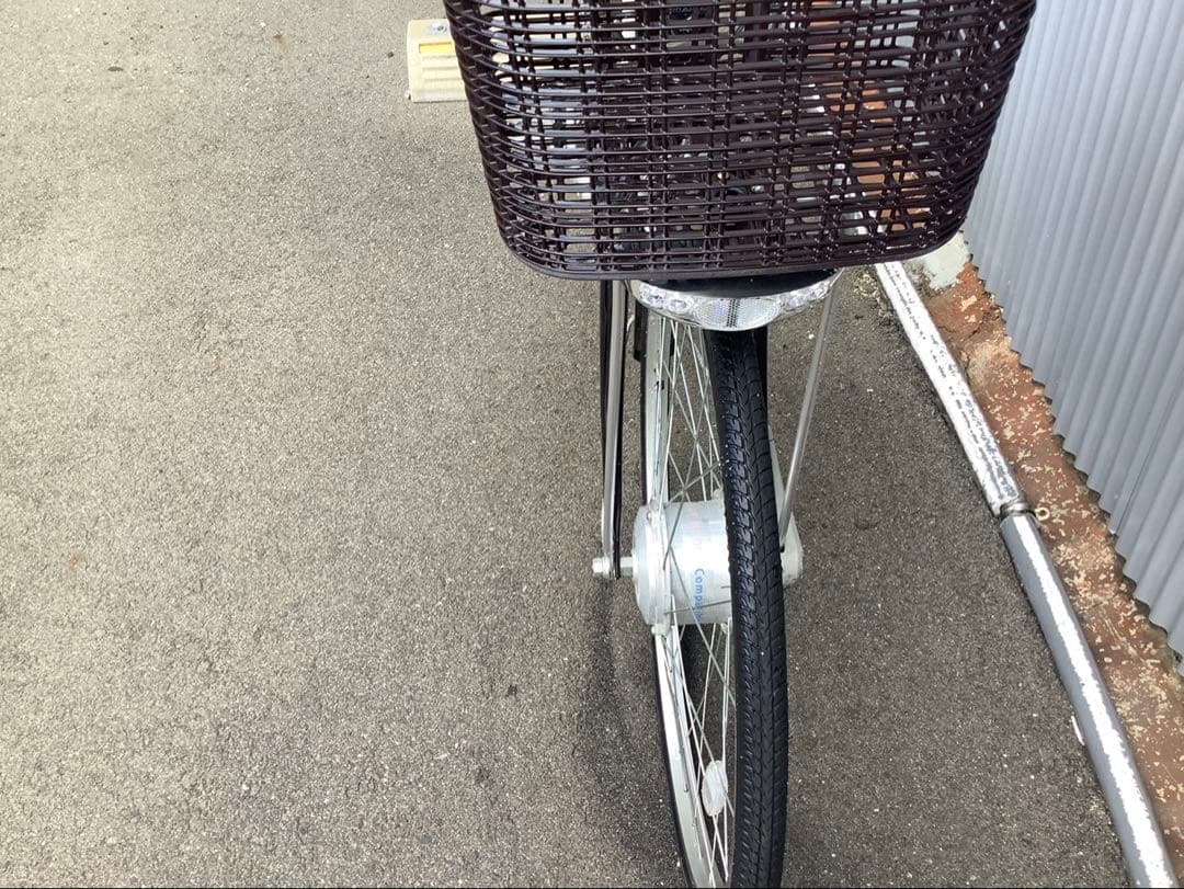 サンヨー新機種電動アシスト自転車eneloop bike26インチブラウンアルミ