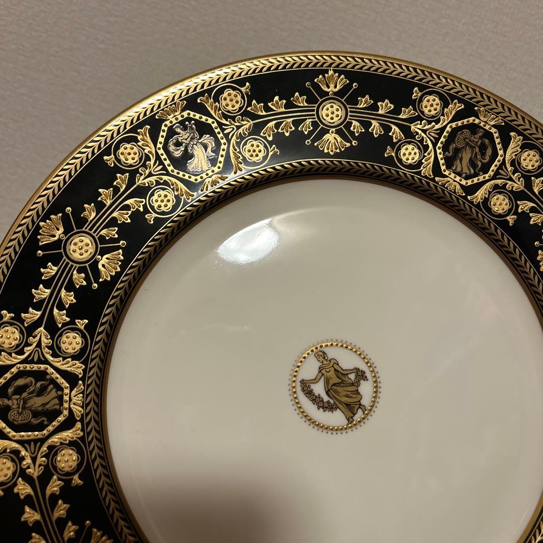 ウェッジウッド　アストバリー　ブラック　ディナープレート　27.5cm