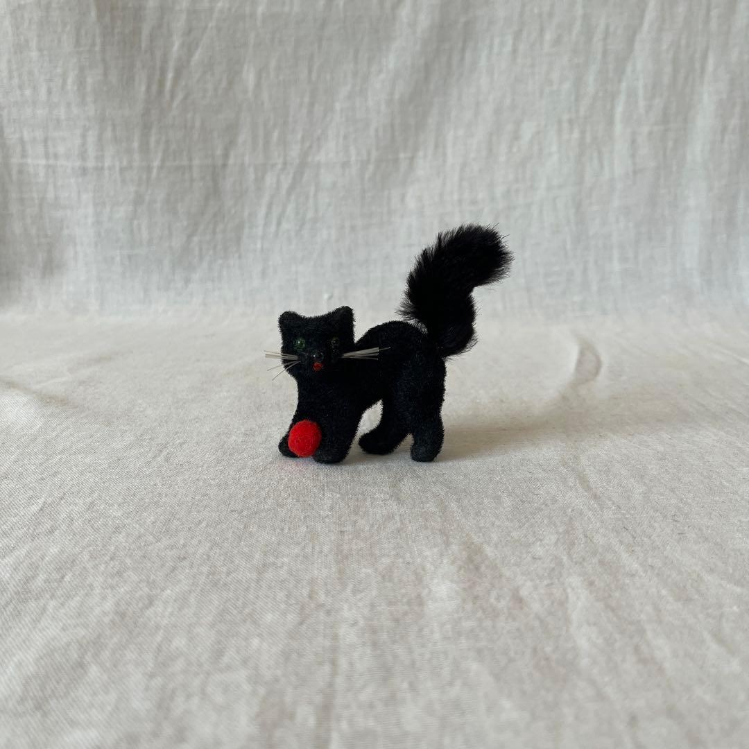 アンティーク 黒ねこKunstlerschutz ワグナー西ドイツ