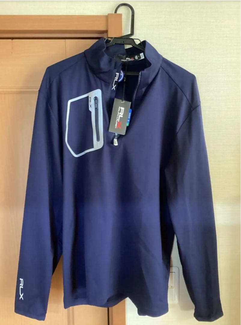 新品未使用品　RLX ネイビー ハーフジップ ジャケット