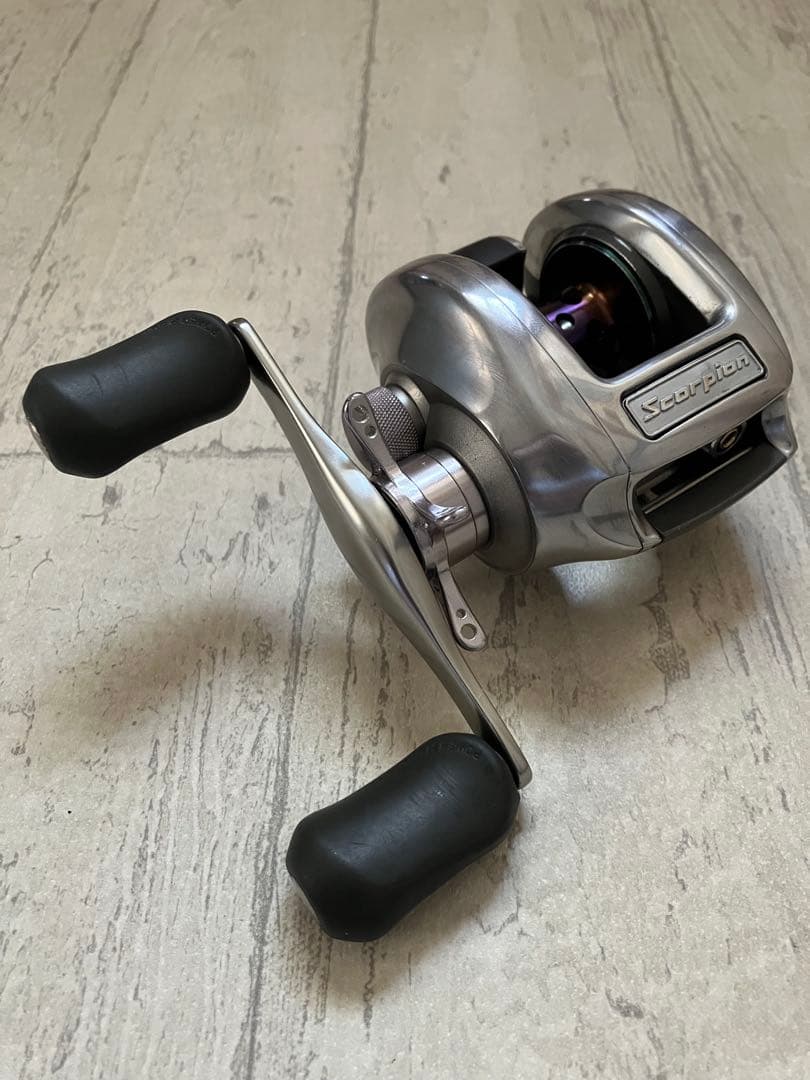 シマノ　97メタニウムXT 鏡面カスタム　カルコンクラッチ　ハンドルカスタム