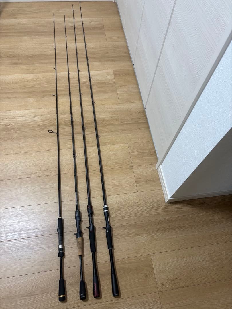 バスロッド 4本まとめ売り