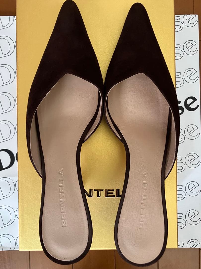 ER様　BRENTELLAブレンテッラミュール　ブラウン36.5