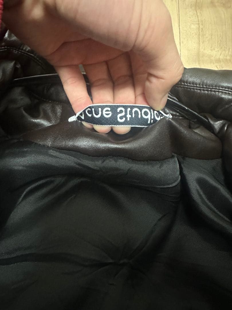 ジャケット・アウター acne studios leather bomber jacket brown