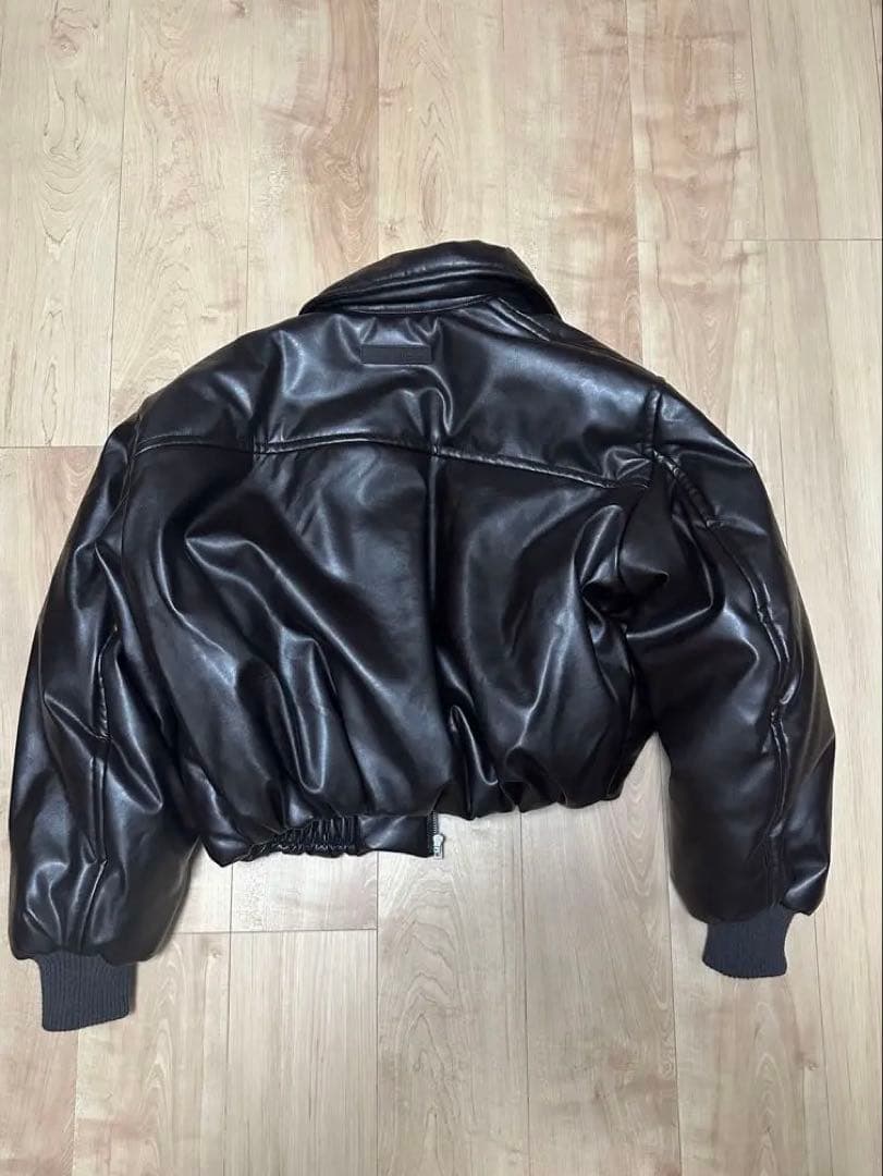 ジャケット・アウター acne studios leather bomber jacket brown