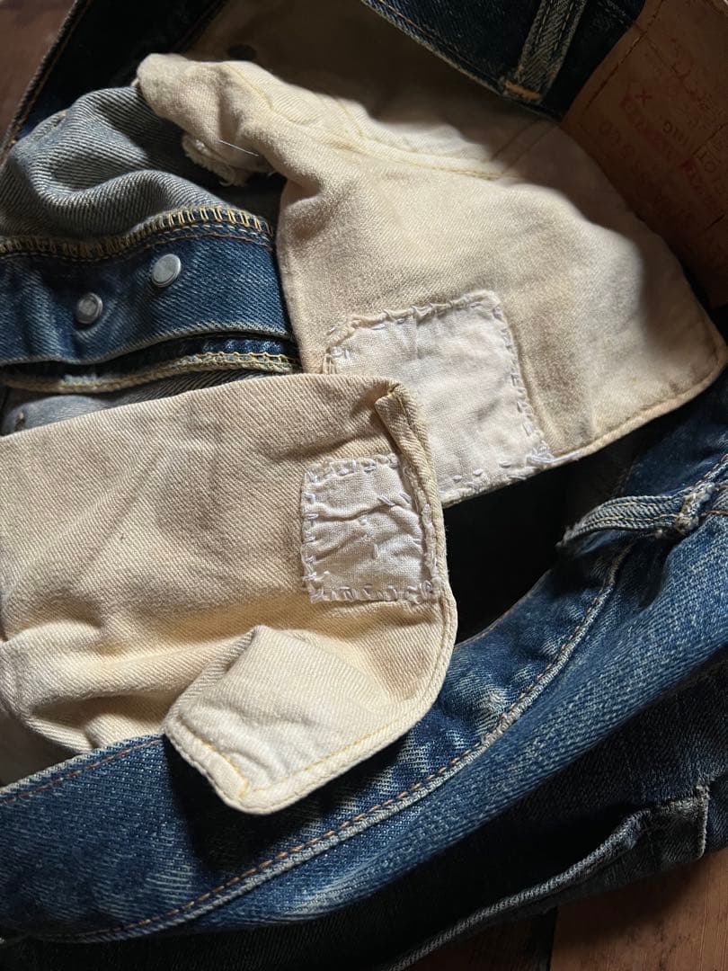 60s levi's 501 BIGE ゴールデンサイズ　W91cm×L74