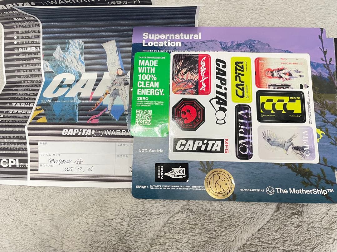 キャピタ ナビゲーター 158 CAPITA MFG THE NAVIGATOR