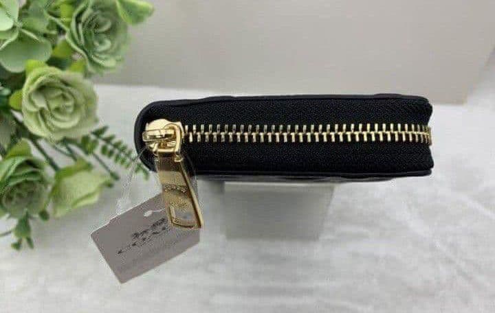 新品未使用コーチ長財布ブラックシグネチャーメンズレディース送料無料即日発送