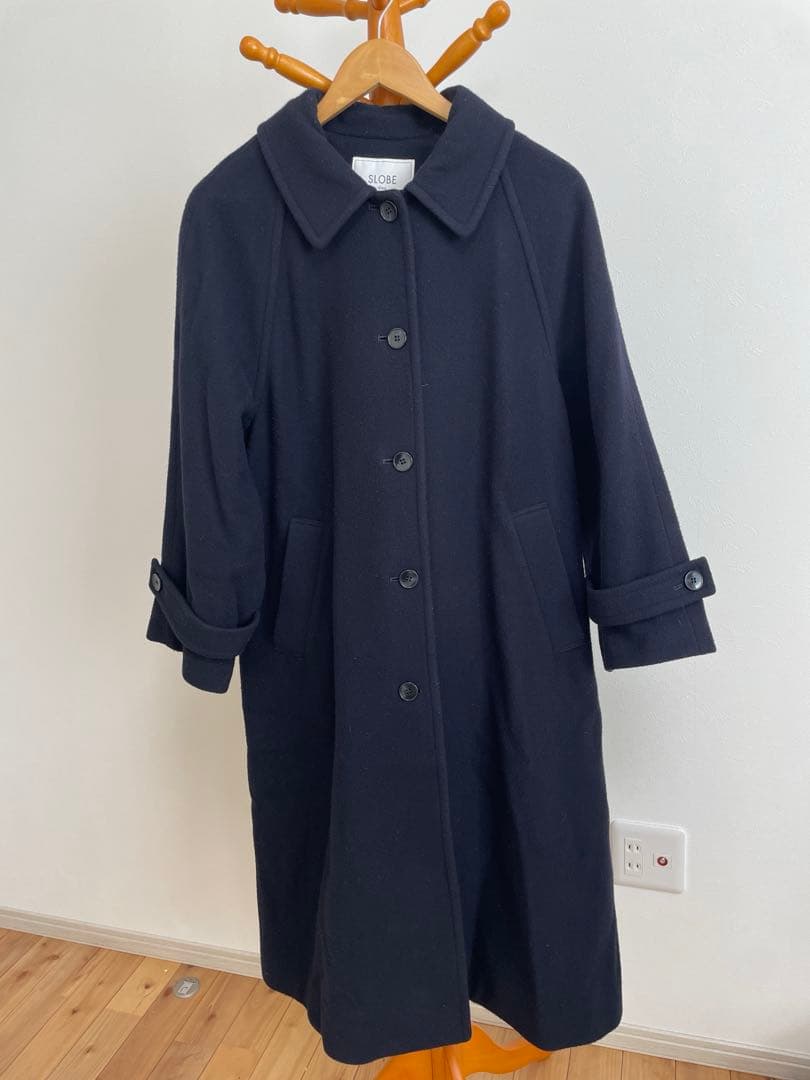 スローブイエナ ウールモッサステンカラーコート - メルカリ