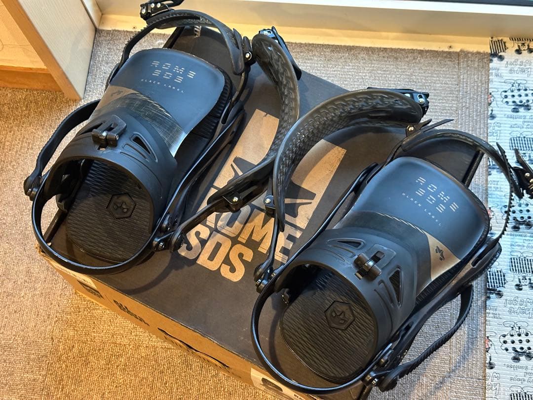 ROME SDS BLACK LABEL スノーボード ビンディング フルセット