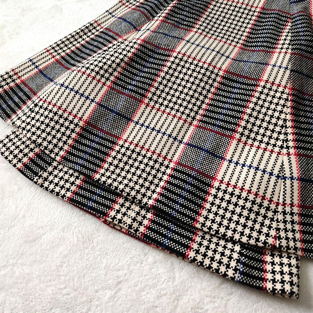 美品✨ロイスクレヨン ポンチョ　ケープコート チェック柄