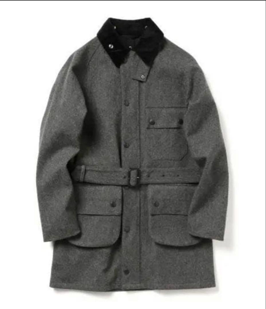 バブアーbarbourSOLWAYソルウェイウールコート - メルカリ