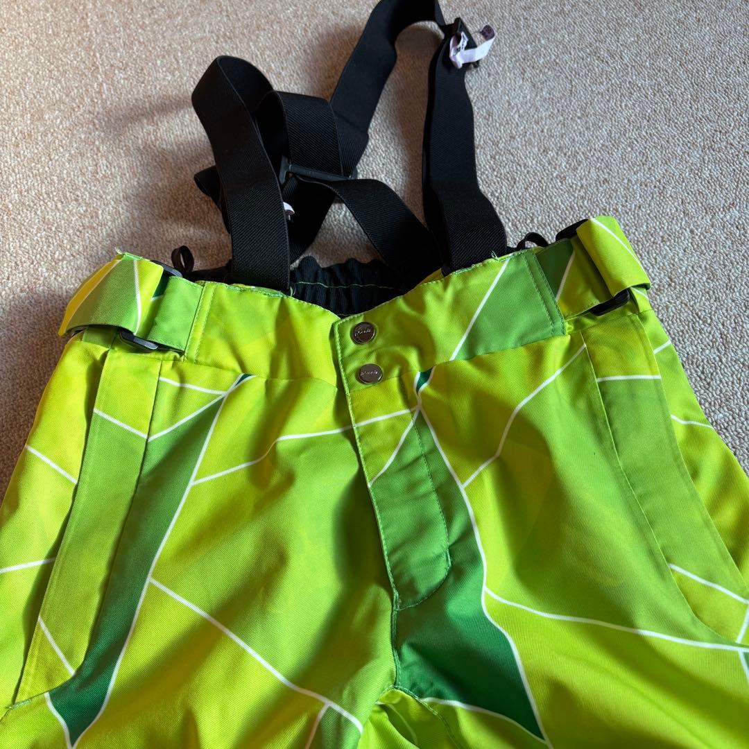 【phenix 】蛍光グリーン スキーウェア 上下セット サイズS ユニセックス