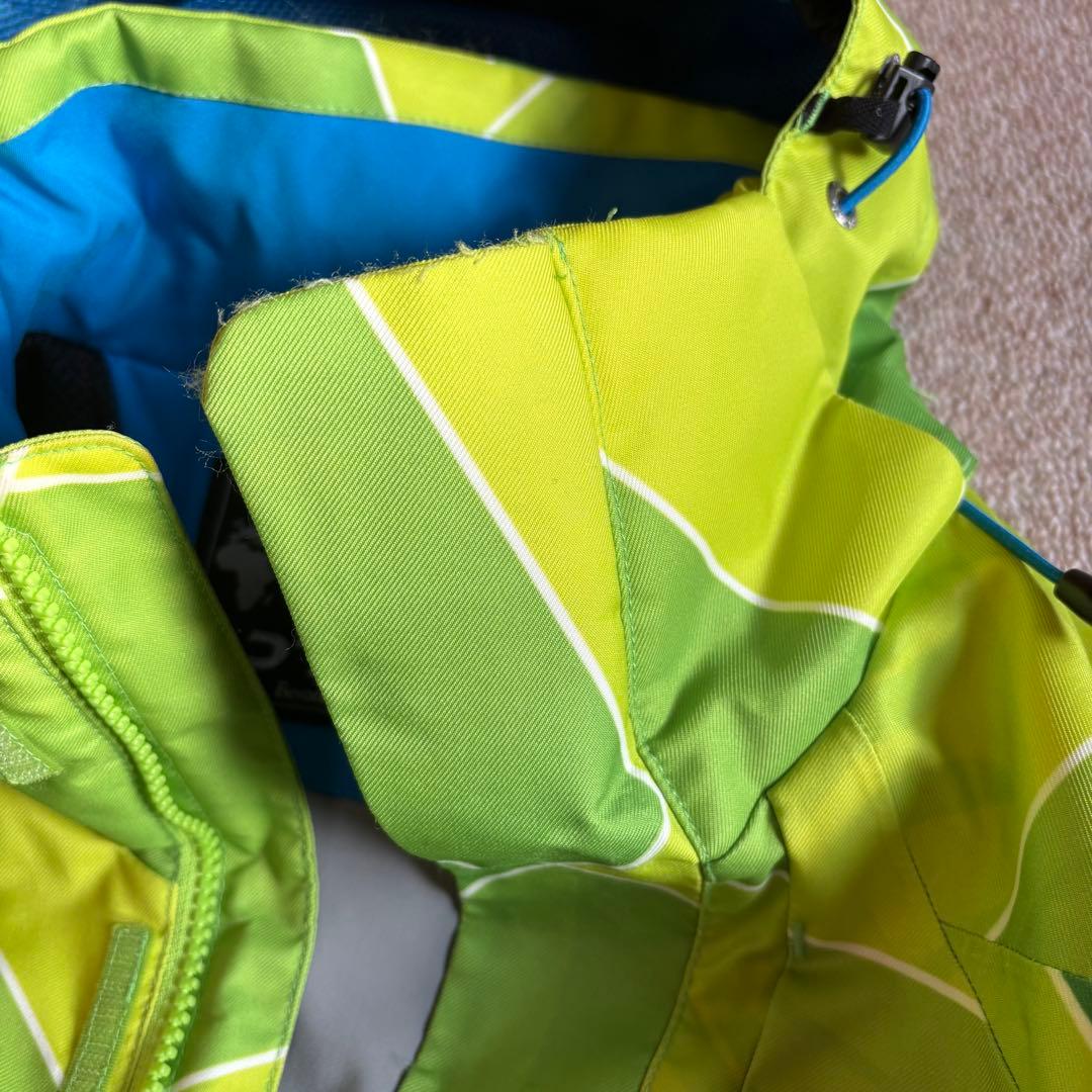 【phenix 】蛍光グリーン スキーウェア 上下セット サイズS ユニセックス