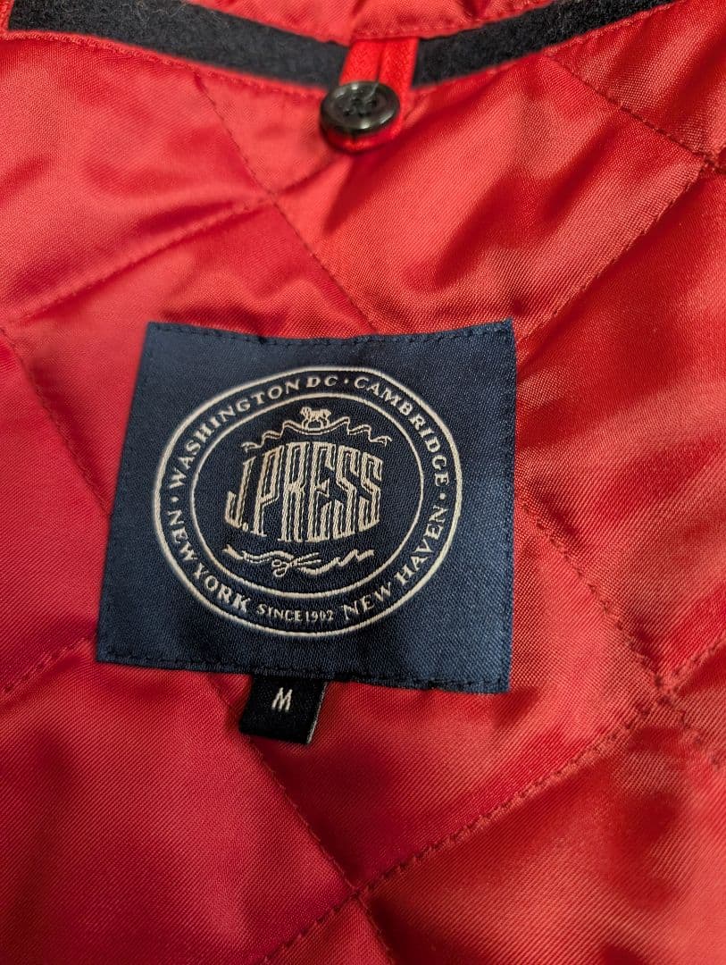 極美品!メンズJプレスPコートМサイズ