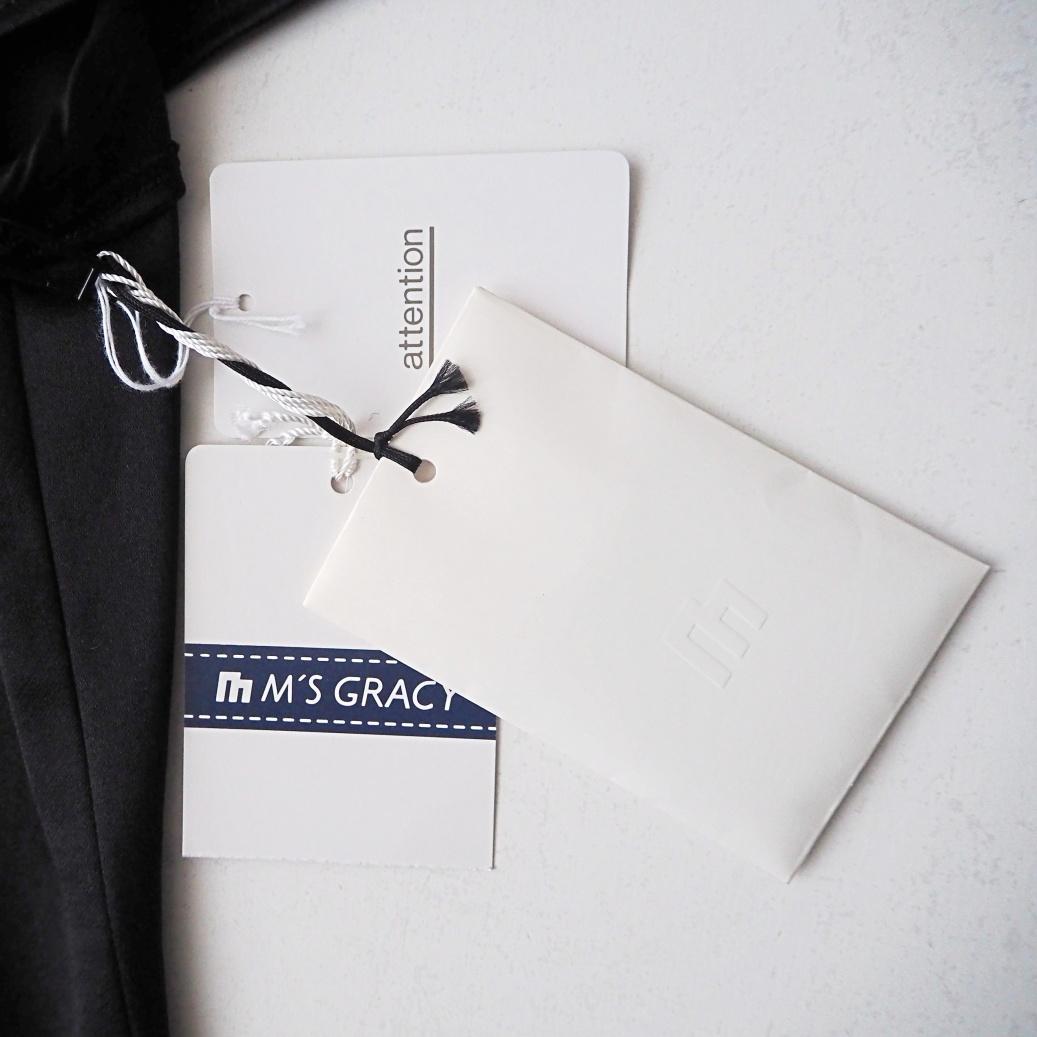 未使用タグ付き M'S GRACY エムズグレイシー リボン ワンピース 42