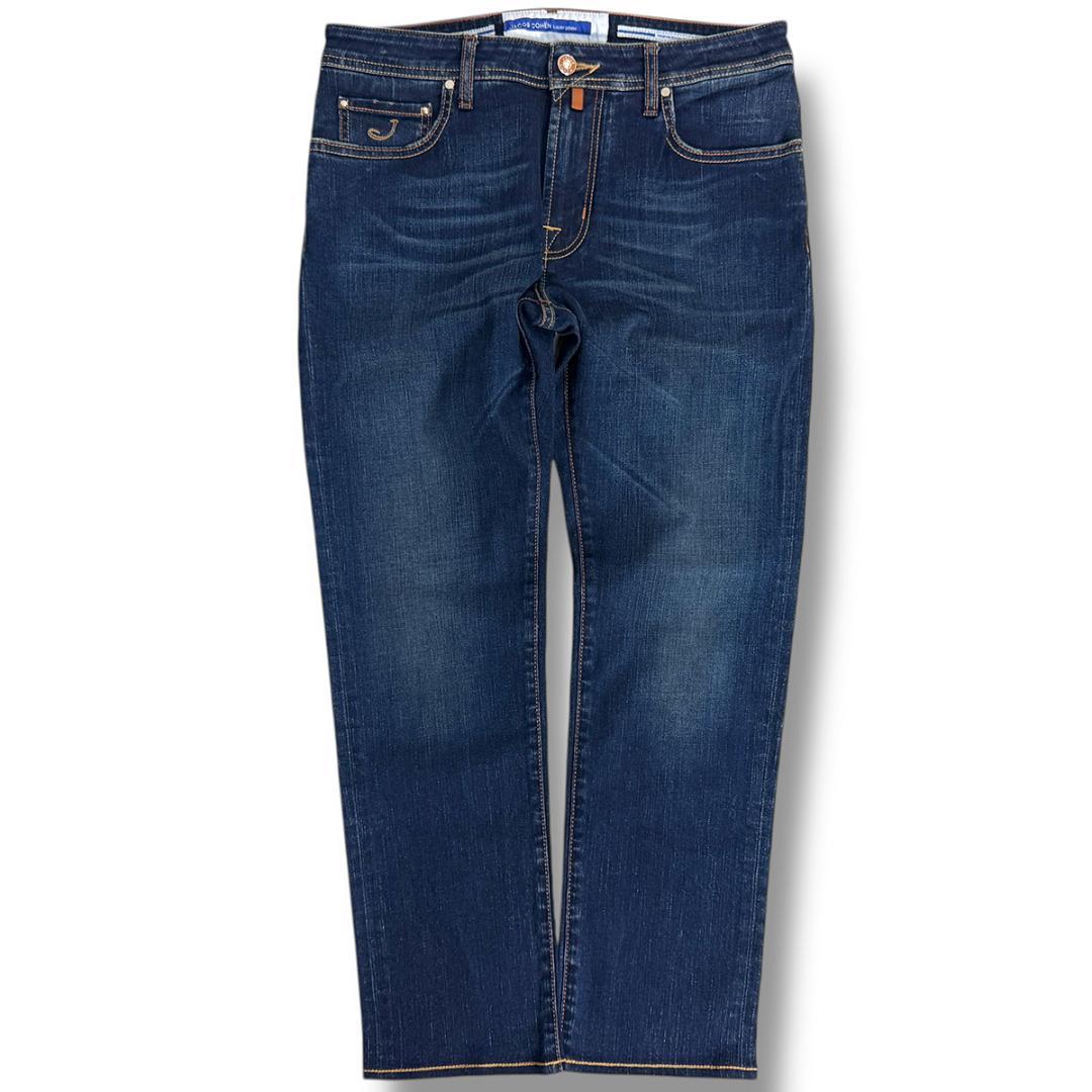 J3583 未使用 ヤコブコーエン 現行BARD FASTストレッチデニム 34