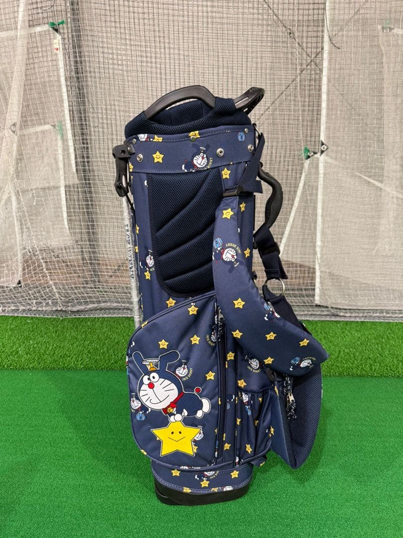 美品ドラえもん × Jack Bunny!! ねがい星 スタンド型キャディバッグ