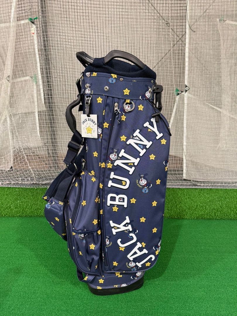 美品ドラえもん × Jack Bunny!! ねがい星 スタンド型キャディバッグ