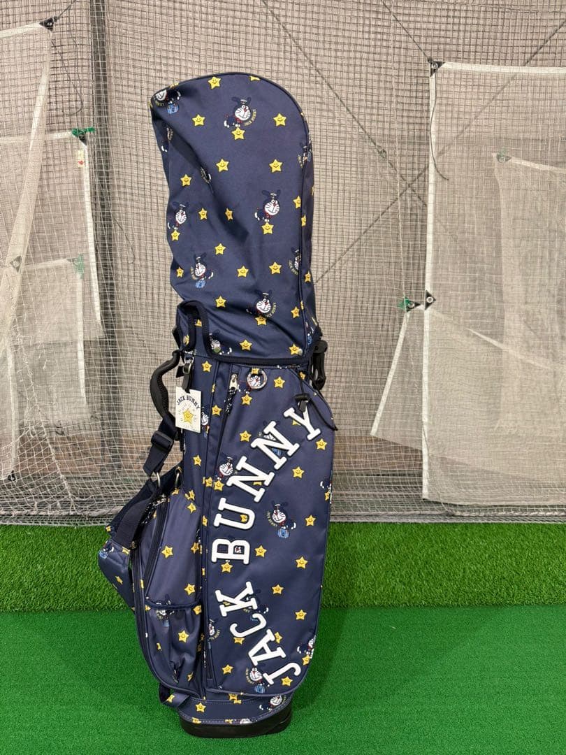 美品ドラえもん × Jack Bunny!! ねがい星 スタンド型キャディバッグ