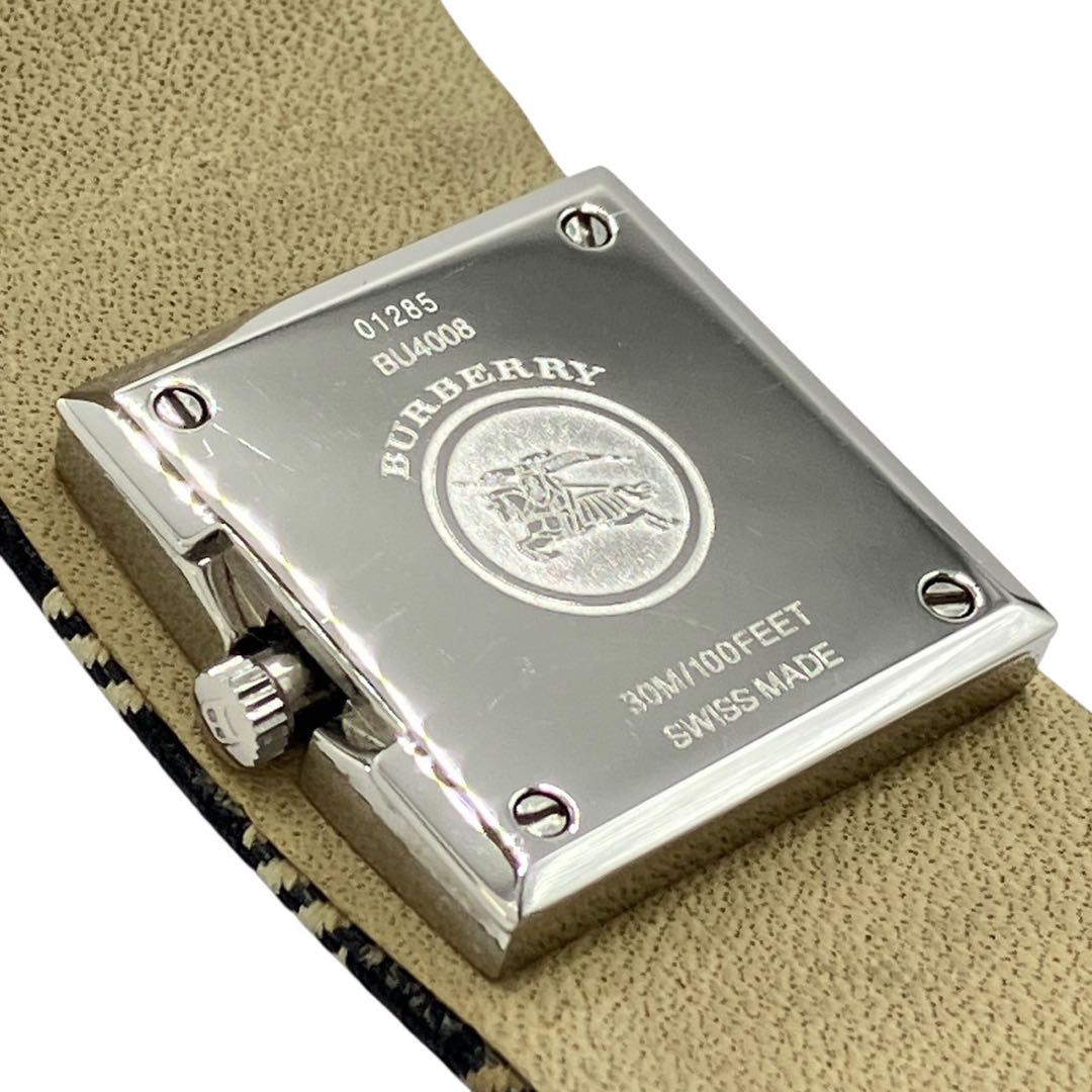 BURBERRY バーバリー 腕時計 クォーツ ノバチェック スクエア 稼働品