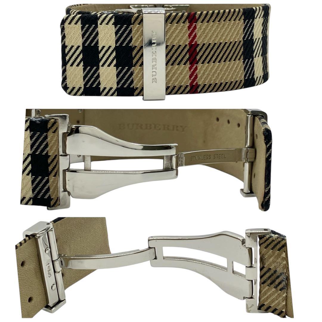 BURBERRY バーバリー 腕時計 クォーツ ノバチェック スクエア 稼働品