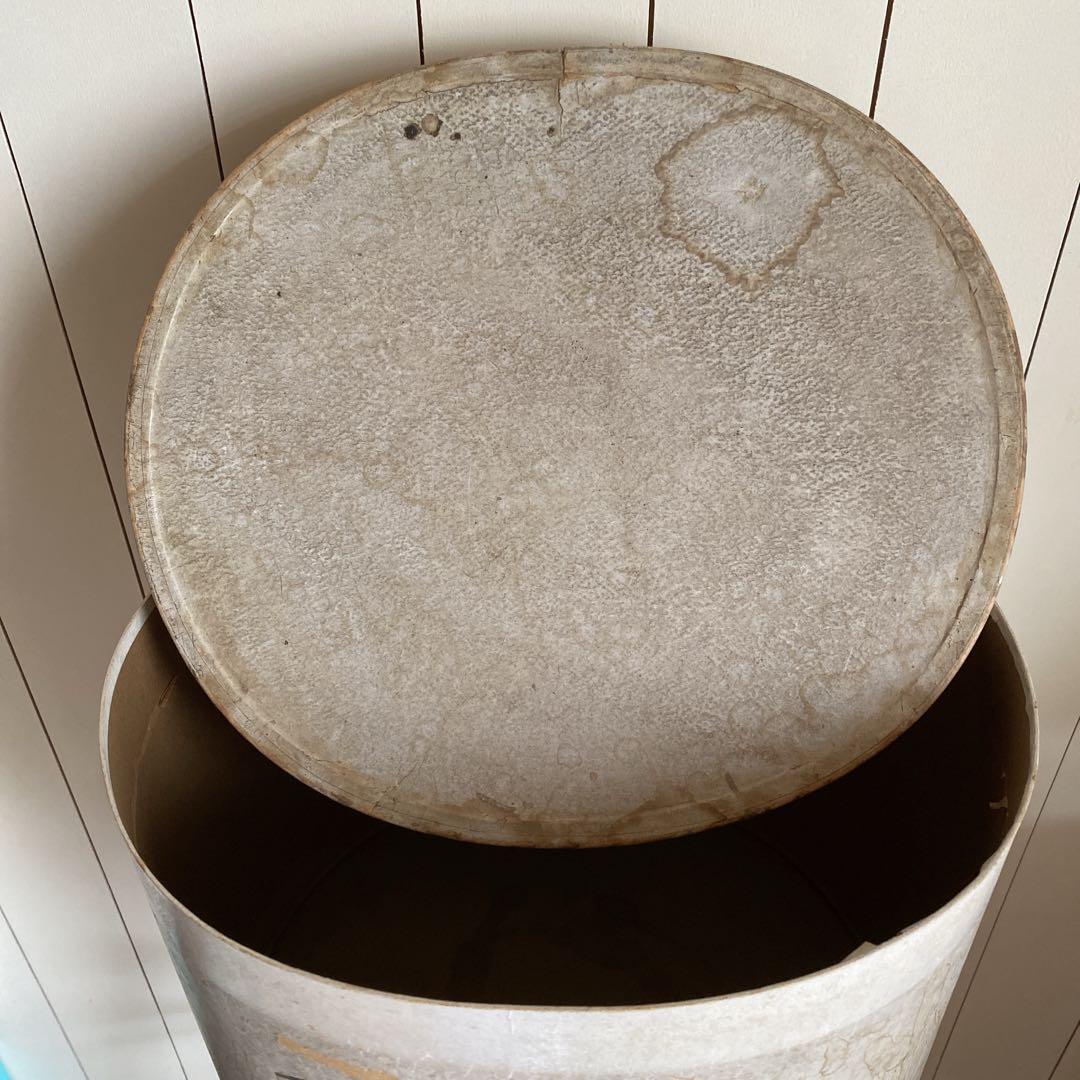 アンティークハットボックス　ハットボックス　アンティーク　蚤の市　古道具