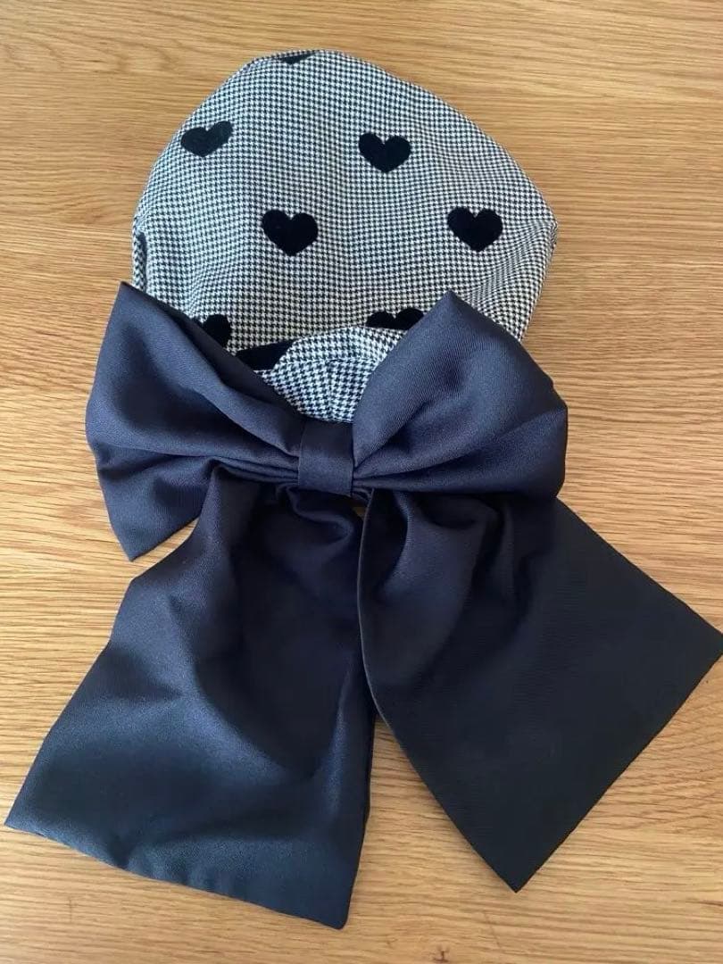 【未使用】HEIHEI ハート柄　カスタムベレー帽