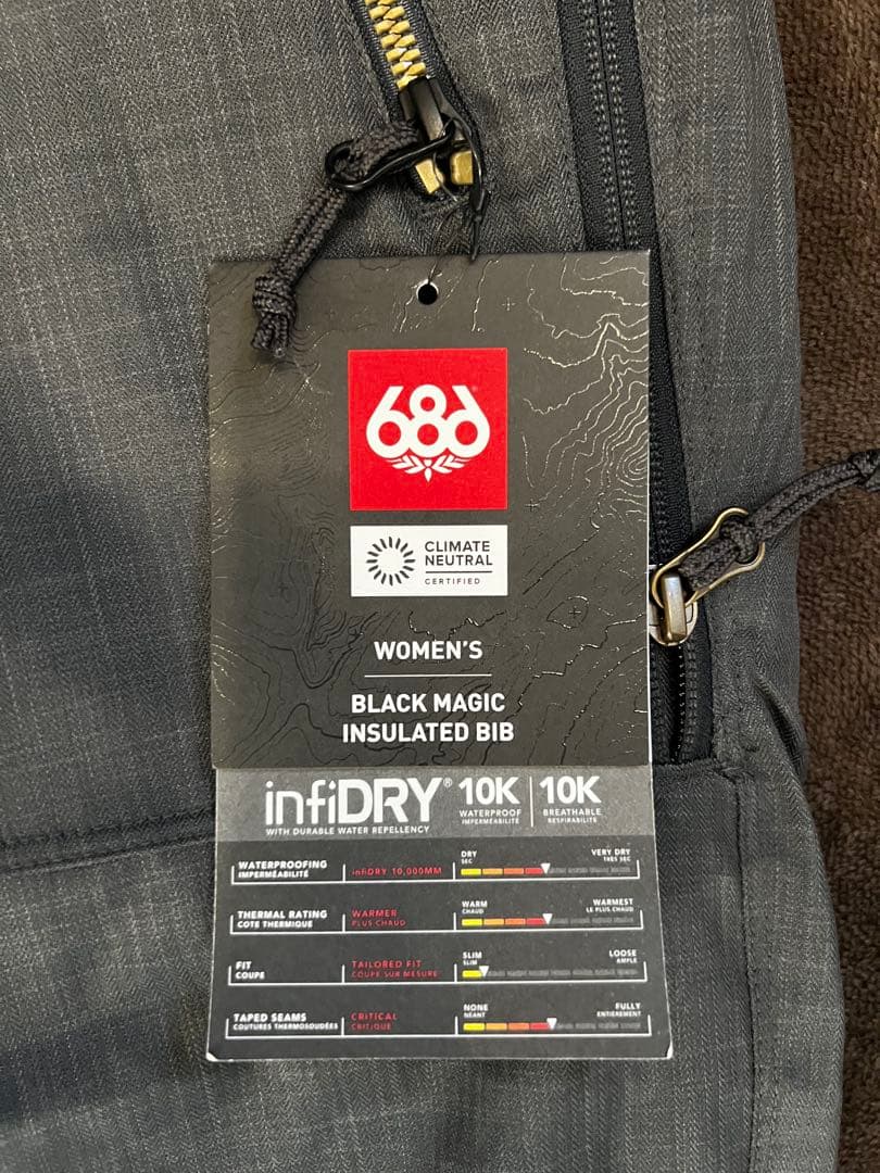 スノーボード 22-23 686 BLACK MAGIC INSULATED BIB