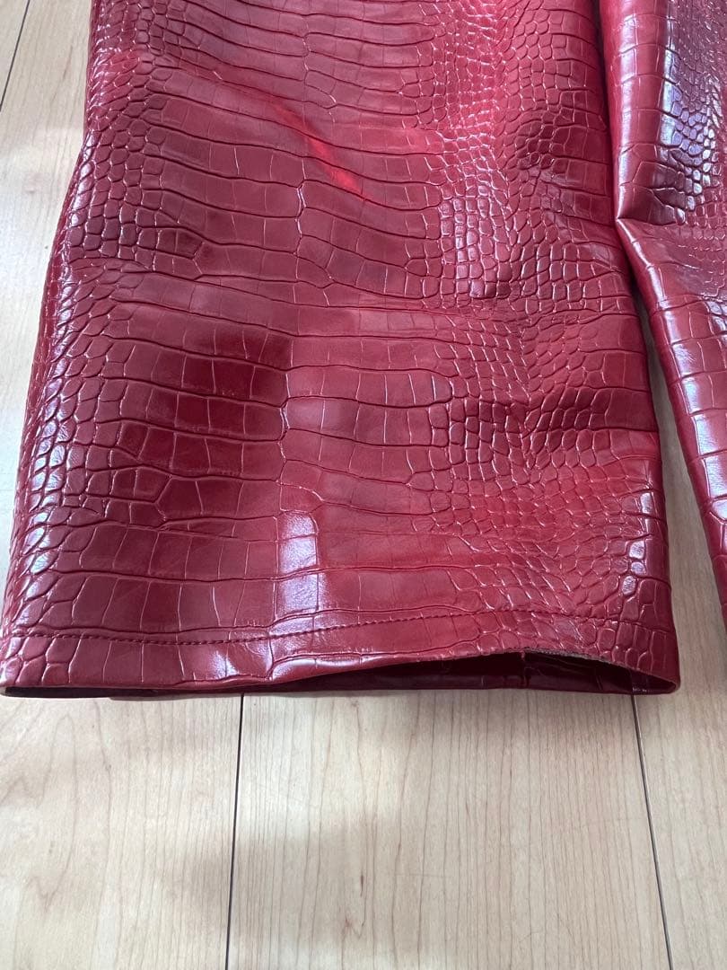 goar.archive クロコ レザーパンツ - メルカリ