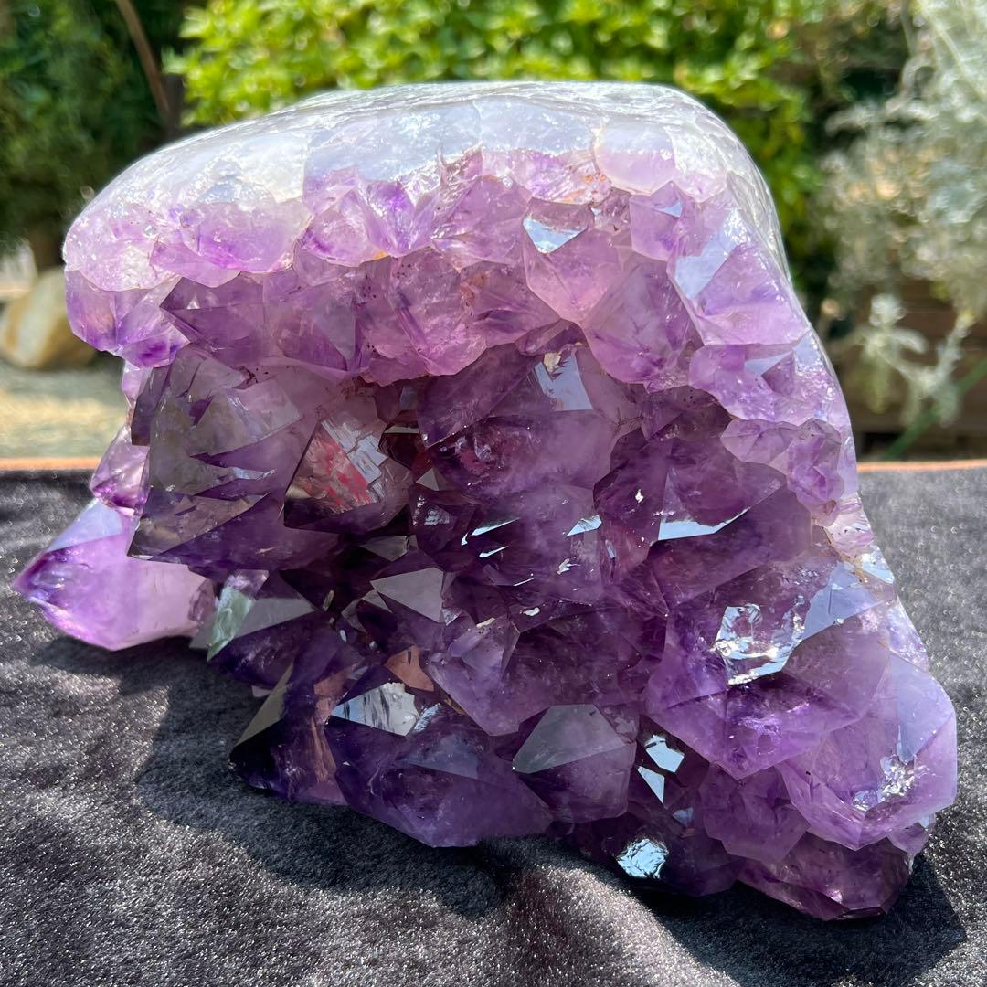 ✳️超破格✨極上美紫ハイパワー✨最強浄化や魔除にも✨アメジスト クラスター 天然石