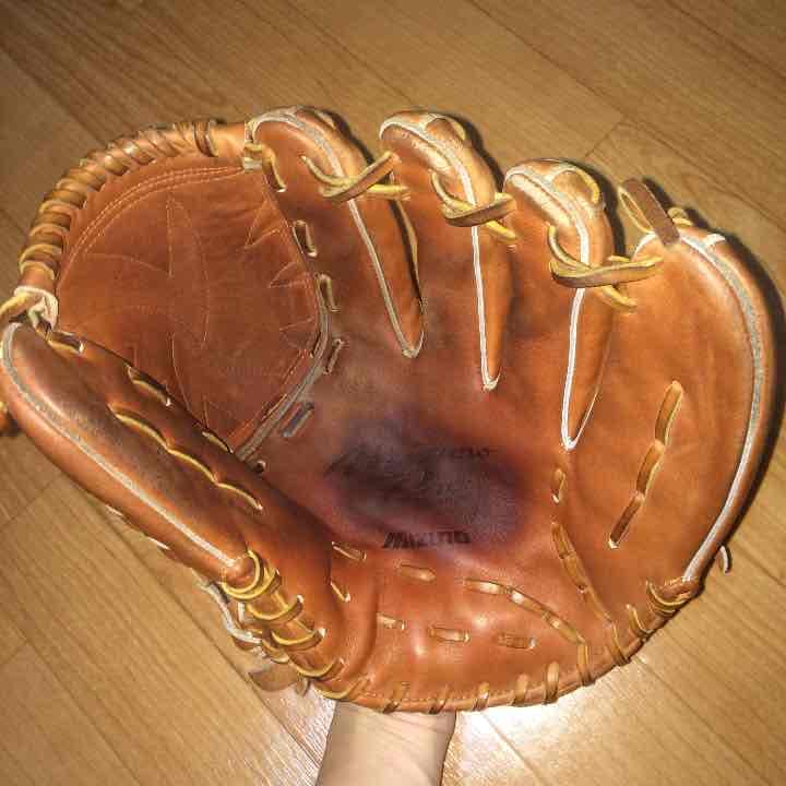 【値下げ】高級革！ミズノプロ 硬式ピッチャー