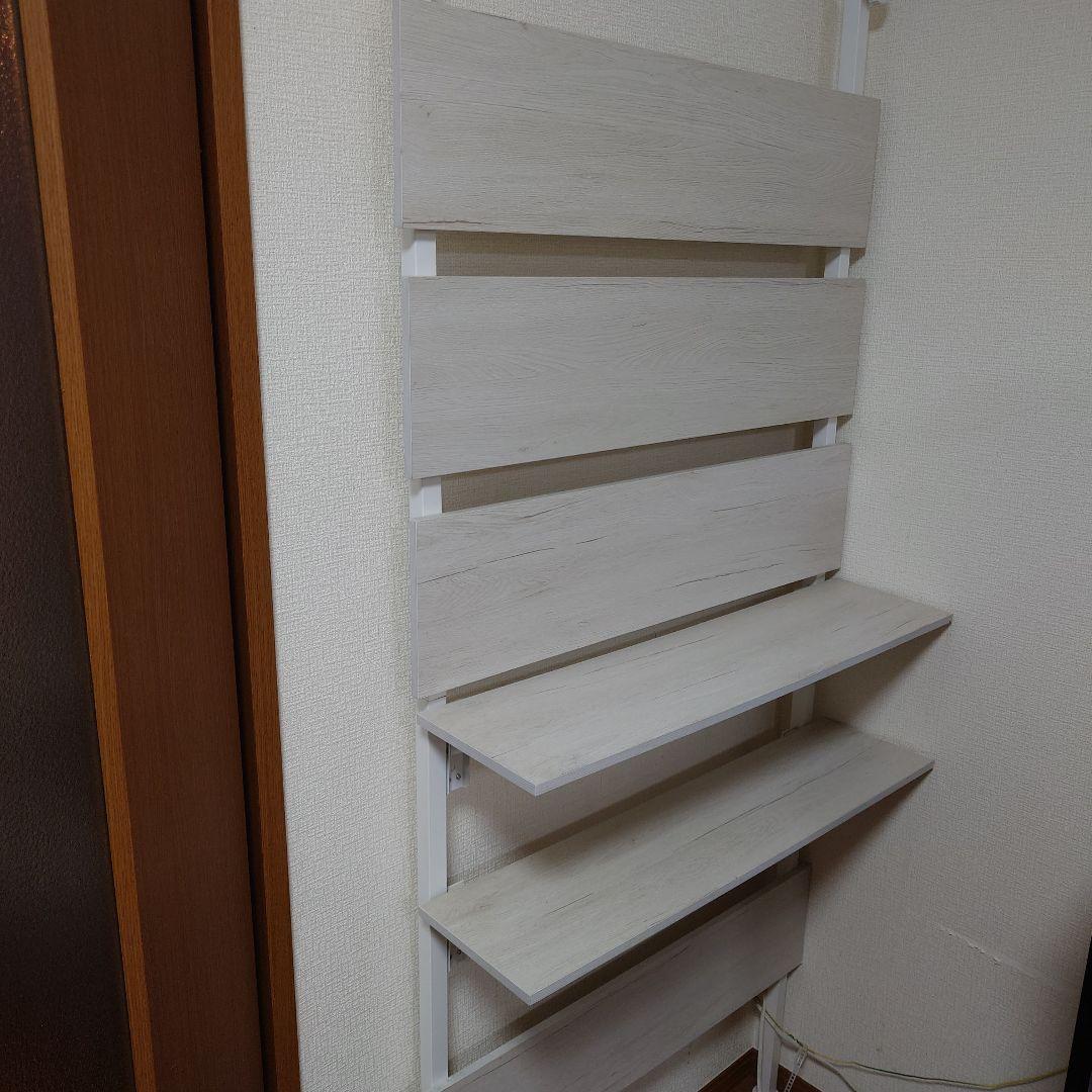 ニトリ 突っ張りラック カエサル 80cm幅 ホワイト - メルカリ