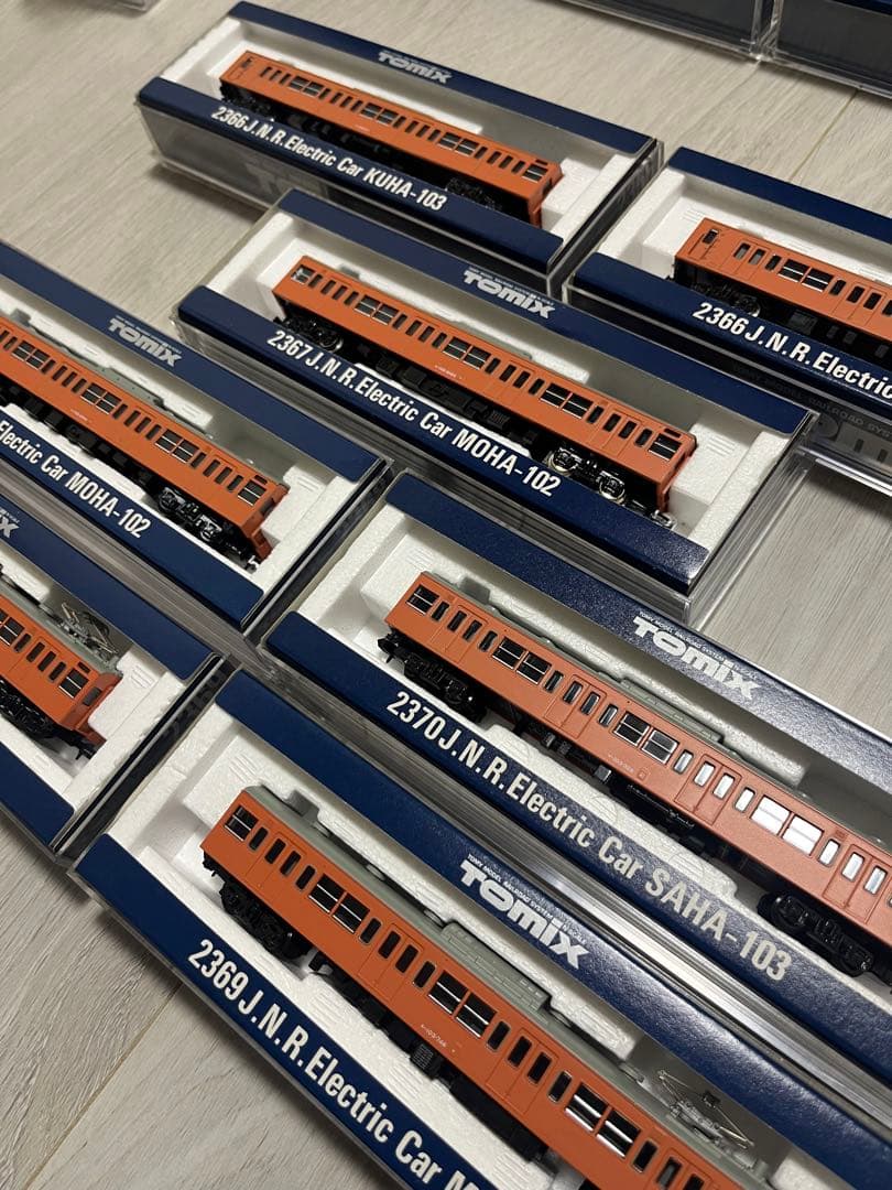 TOMIX J.N.R. 電車モデル7両セットNゲージ
