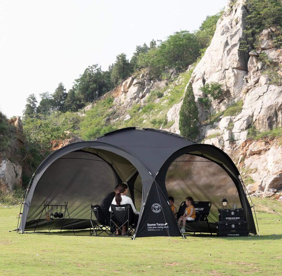 ShineTrip ドームシェルター耐紫外線性UPF50+ 高さ2.3m