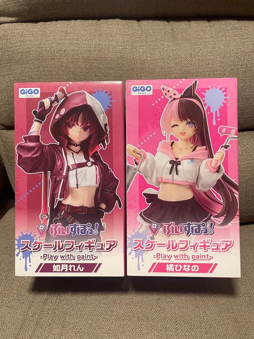 ぶいすぽ 如月れん 橘ひなの フィギュア2種セット gigo スケール
