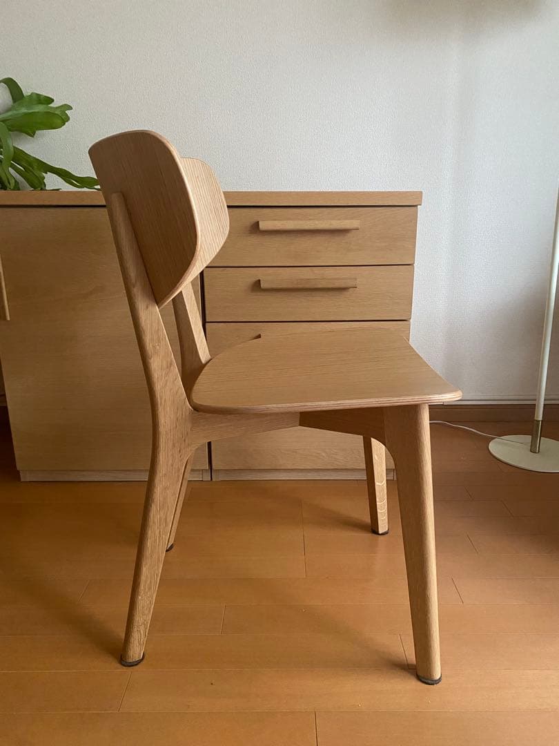 【April】マルニ木工 Roundishチェア（板座) オーク 1脚 ②