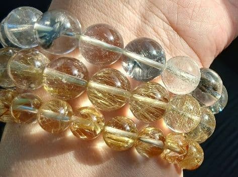 ルチルクォーツ　ブレスレット