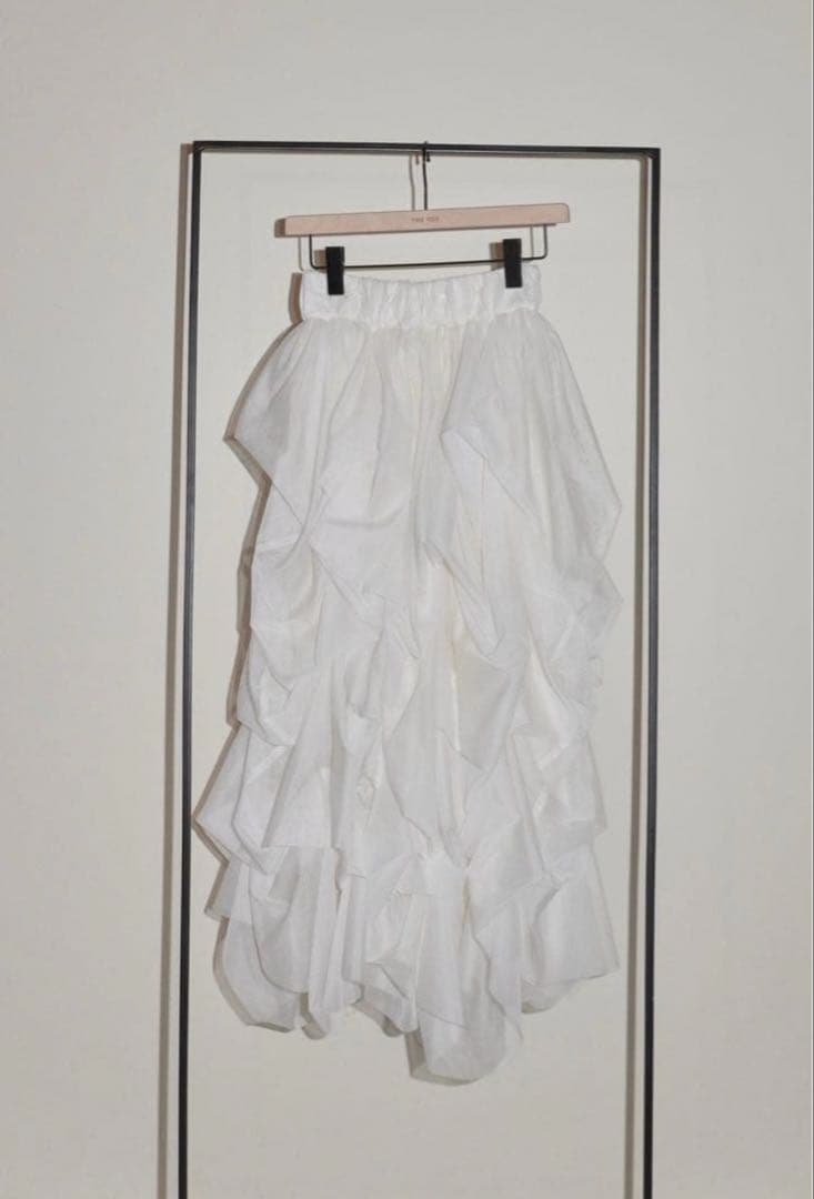 スカート thetoe Iris tulle skirt white S