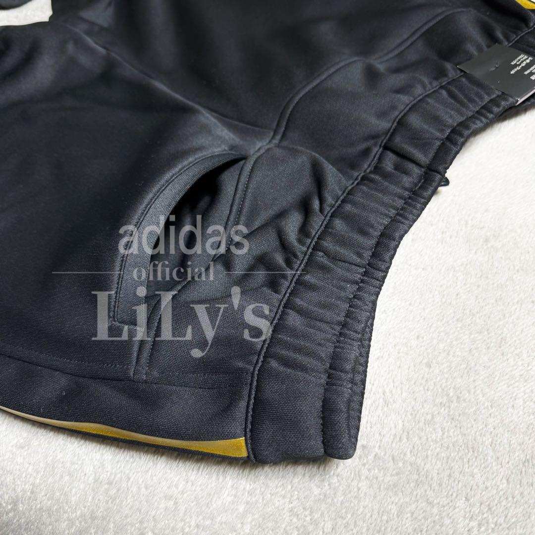 【Ｌサイズ】adidas上下セットアップ　新品　黒金　定価17,600円　裏起毛