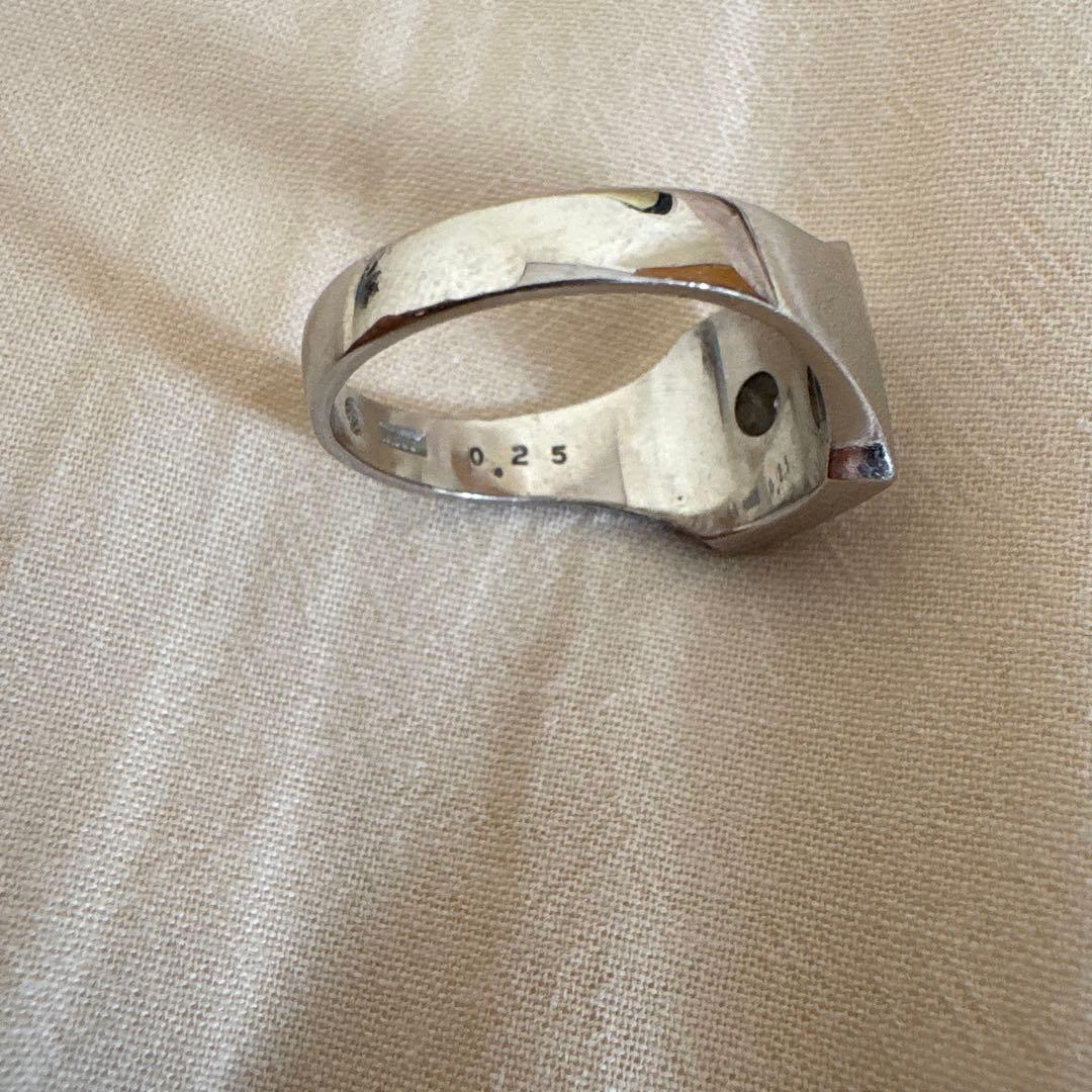 ダイヤモンド指輪　0.25ct Pt900