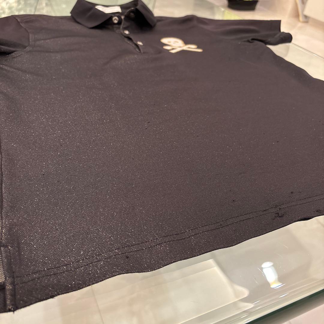 サイズ：Ｌ　MARK & LONA グレーポロシャツ　ゴルフウエア　メンズ