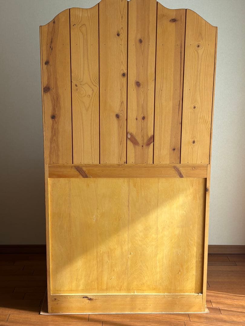 無垢材カントリーカップボード食器棚 k factory アントステラ系 送料込み