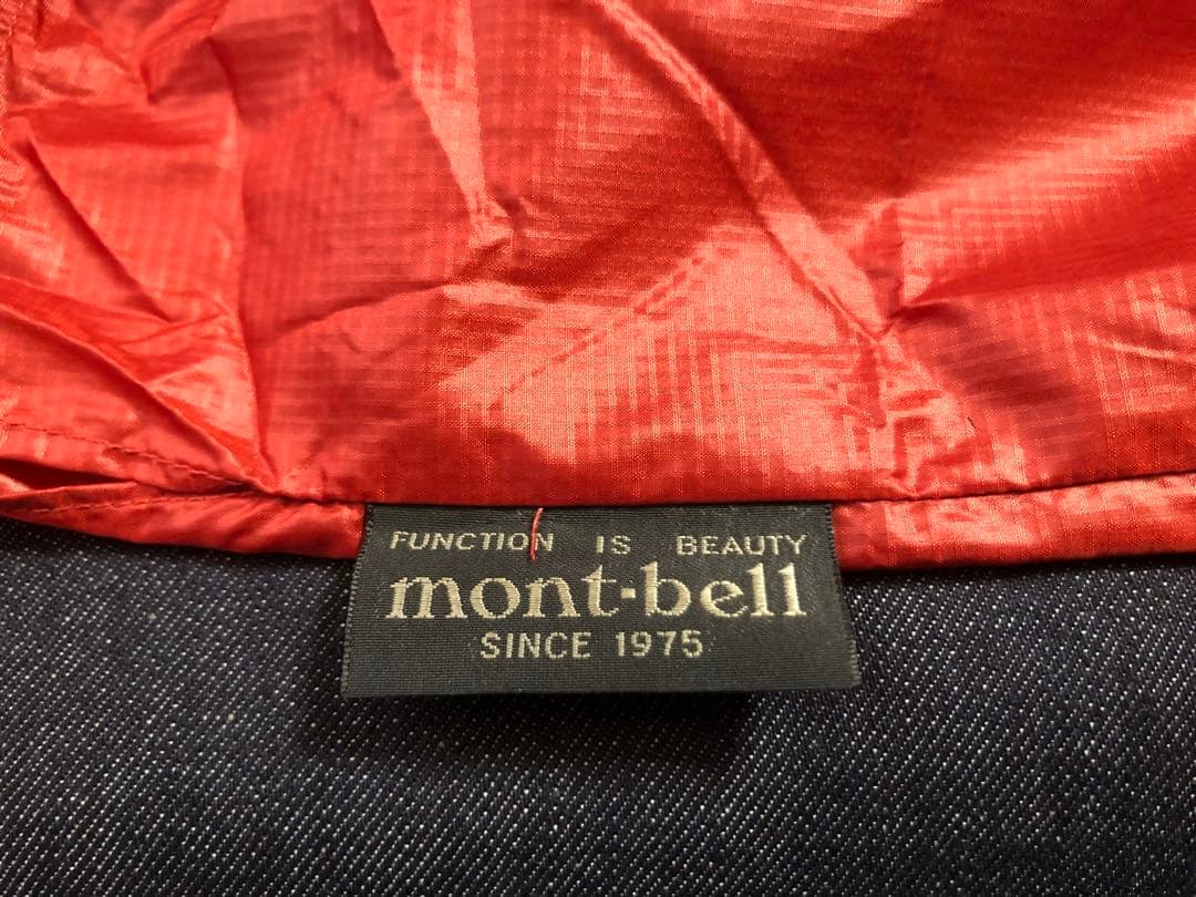 mont-bell モンベル アルパインダウンジャケット M 収納袋付き レッド