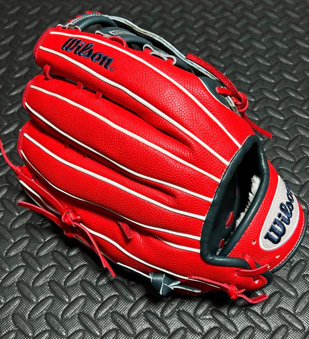 新品 ウィルソン ワナビーヒーロー 軟式 外野用 グローブ 00型 デュアル