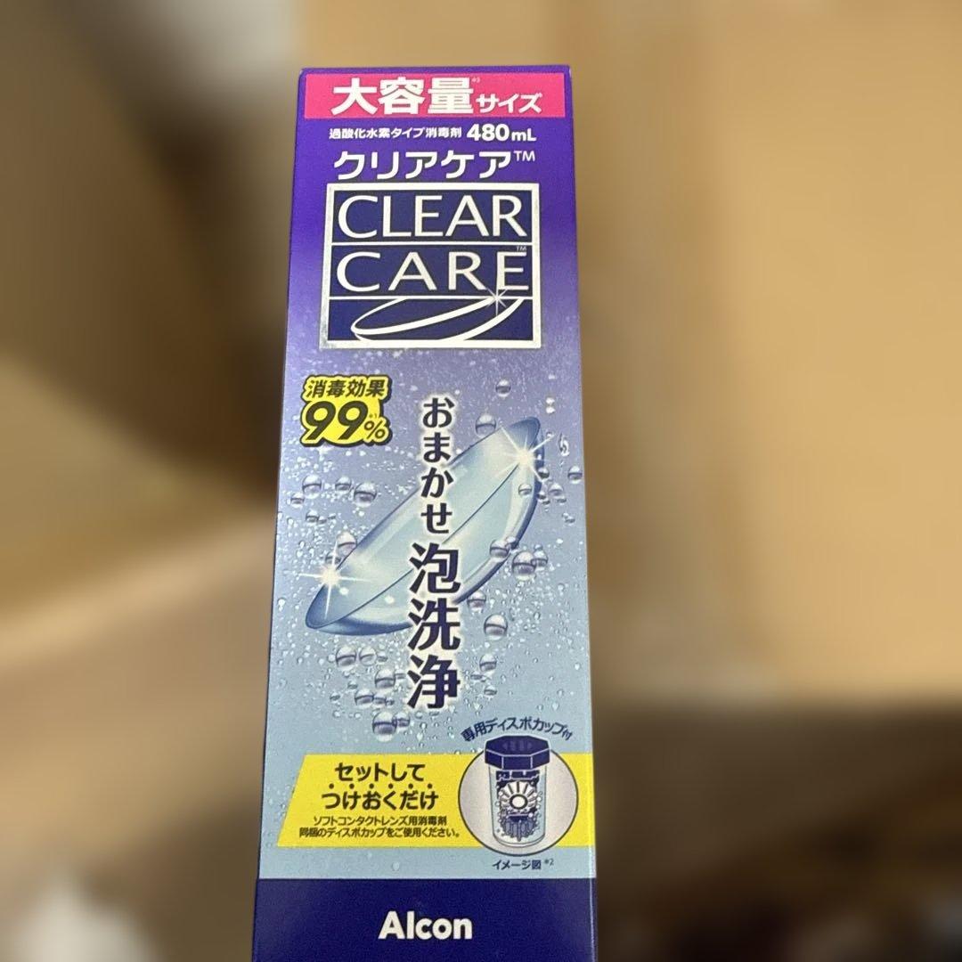 CLEAR CARE ソフトコンタクト洗浄液 480mL - メルカリ