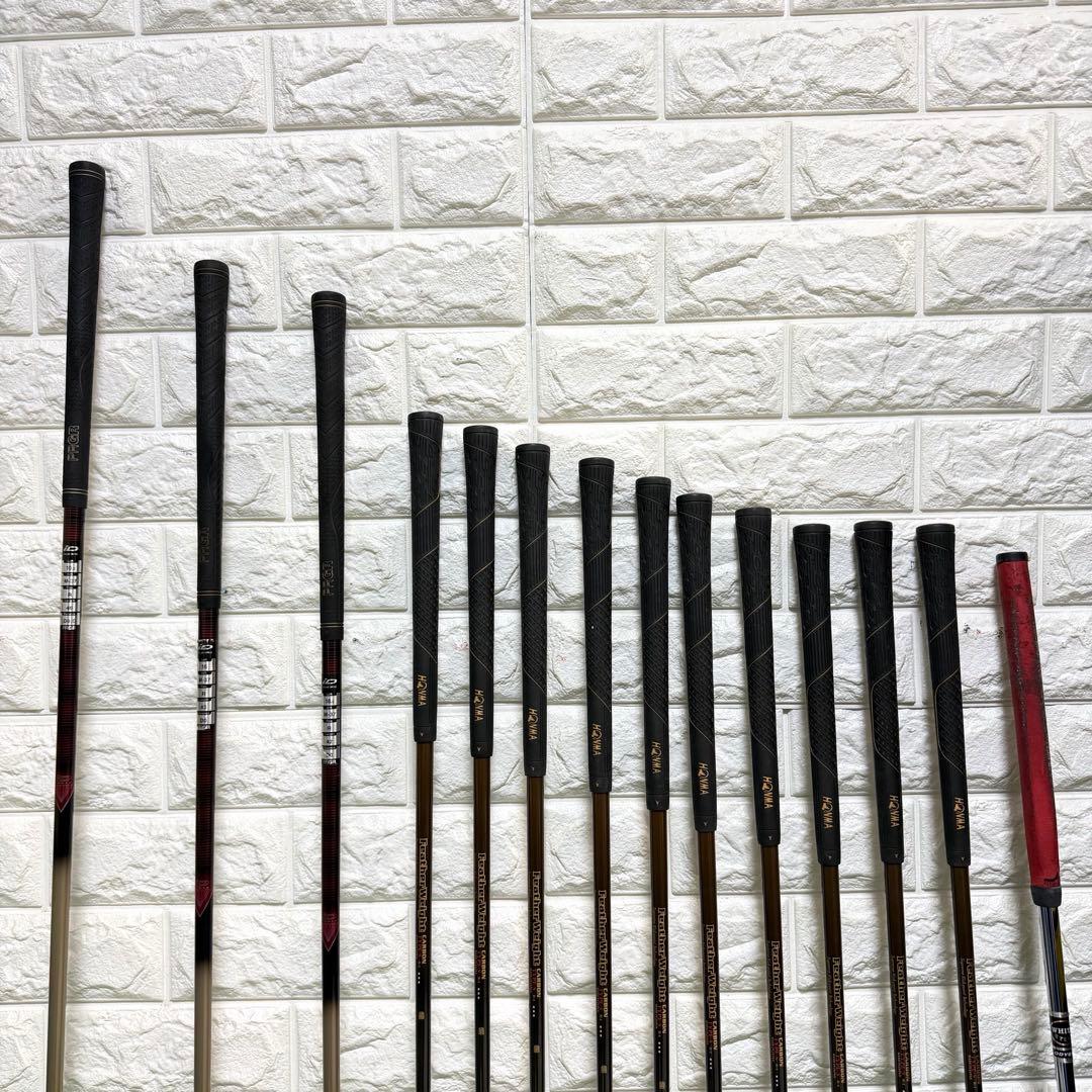 ゴルフセット　豪華　HONMA PRGR ラウンド仕様　メンズ　すぐ使える　良好