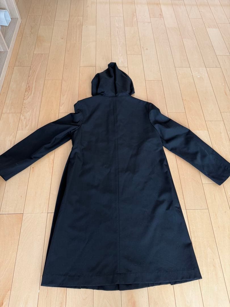 コムデギャルソン　ローブドシャンブル ブラック フード付きコート
